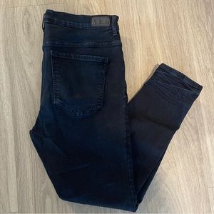 Express High Rise Denim Perfect Legging Sz 14S